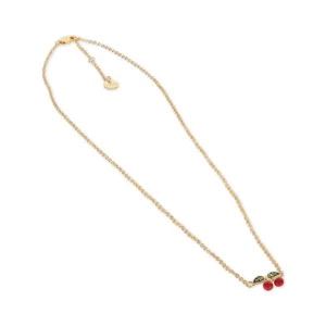 24K GOLD PLATING CHERRY NECKLACE - cherry